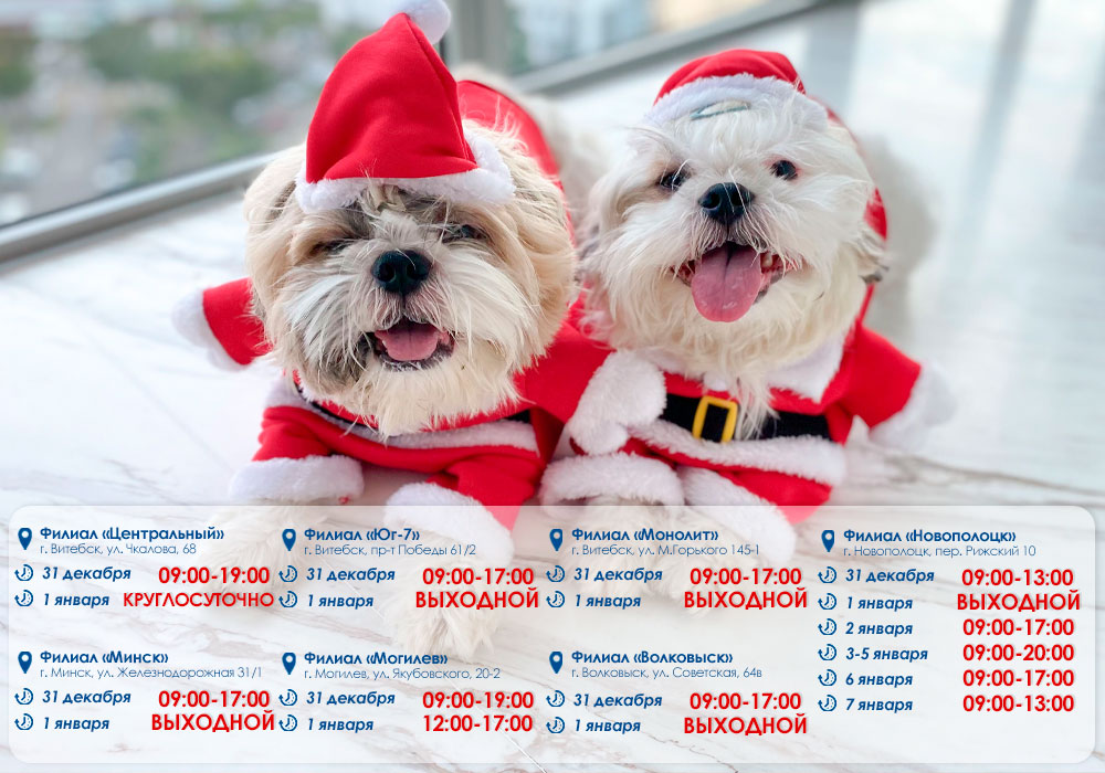 rb-vk График работы на новогодние праздники